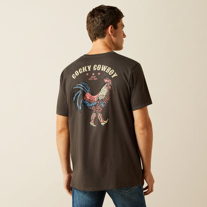 Ariat Men's Vintage Black Cowboy Cocky T-Shirt