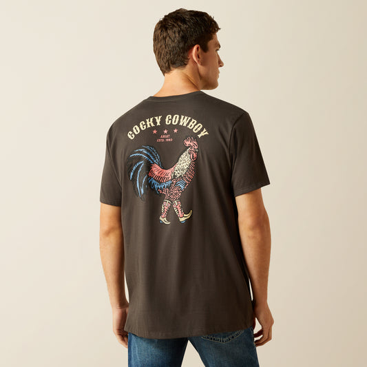 Ariat Men's Vintage Black Cowboy Cocky T-Shirt