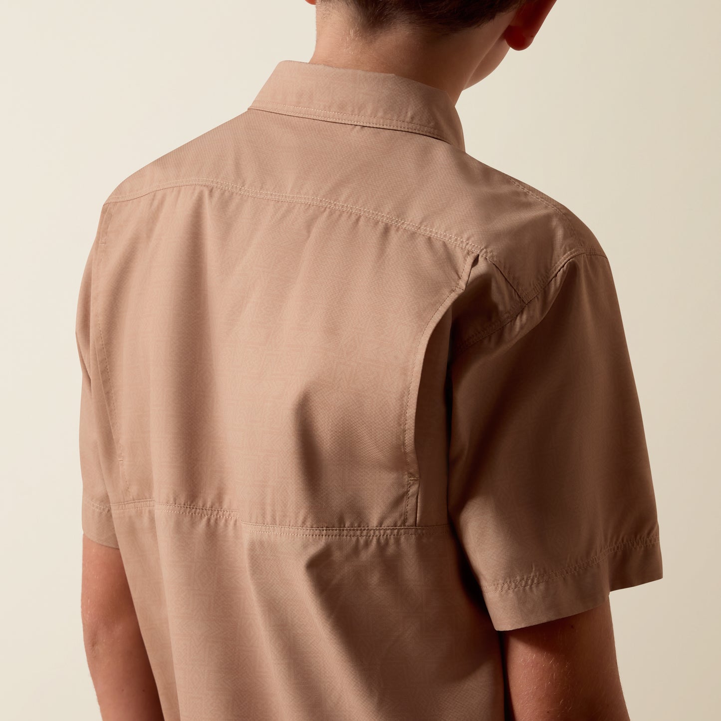 Ariat Boy's VenTEK Khaki Southwest Outbound Short Sleeve Western Shirt
