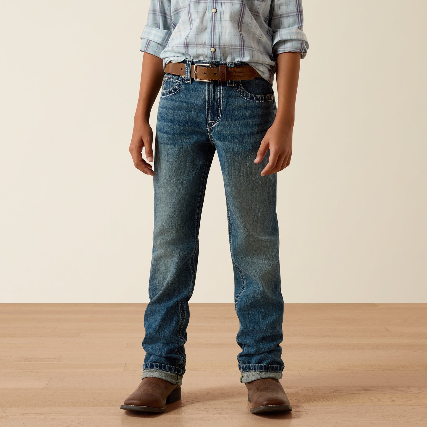 Ariat Boy's B5 Slim Dakota Carlington Straight Jean