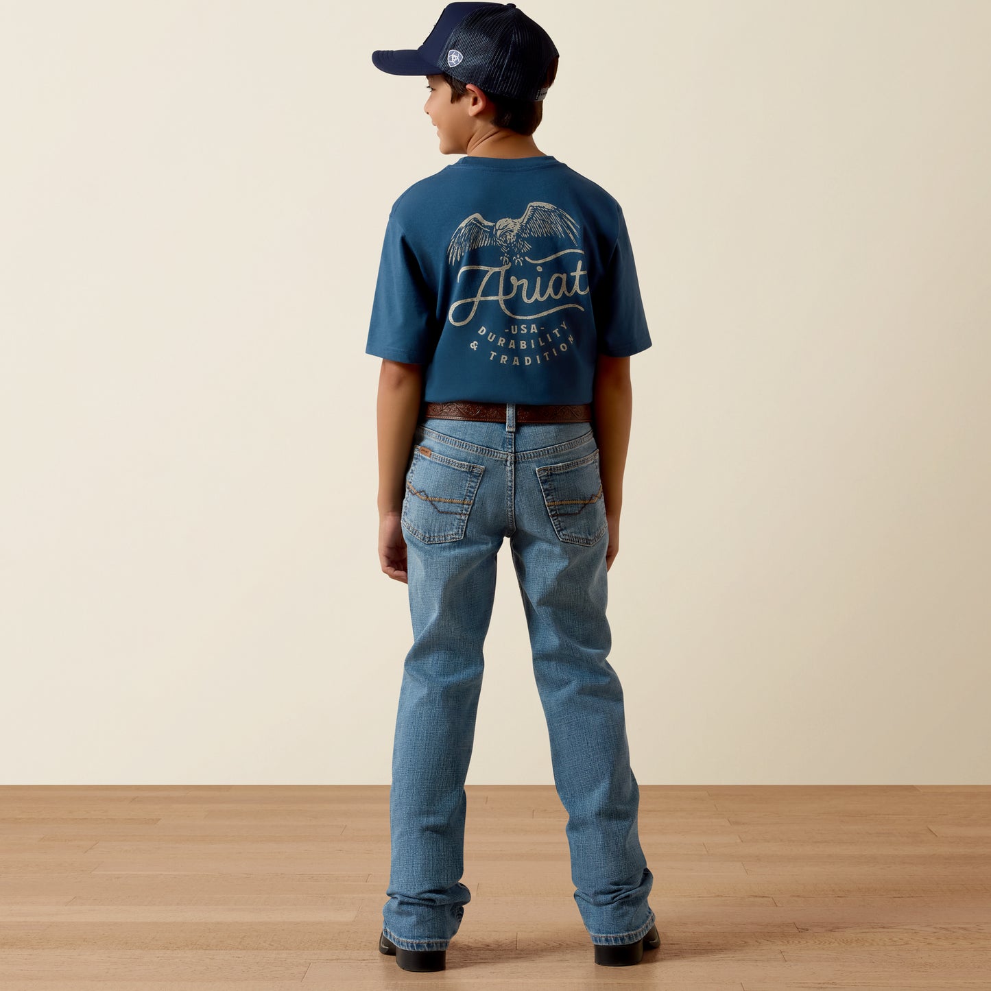 Ariat Boy's B4 Relaxed Palmer Barton Bootcut Jean