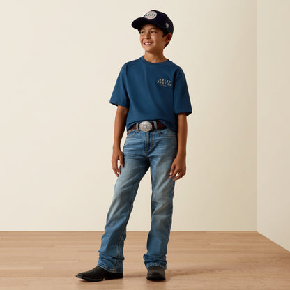 Ariat Boy's B4 Relaxed Palmer Barton Bootcut Jean