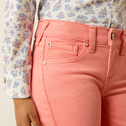 Ariat Girl's Peach Ella Flare Jean