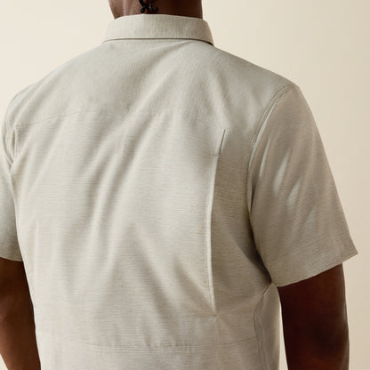 Ariat Men's VentTEK Burnt Olive Short Sleeve Western Shirt