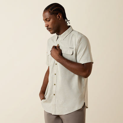 Ariat Men's VentTEK Burnt Olive Short Sleeve Western Shirt