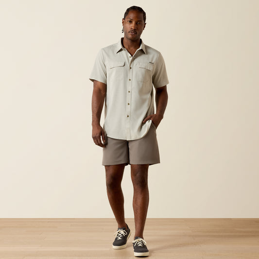 Ariat Men's VentTEK Burnt Olive Short Sleeve Western Shirt