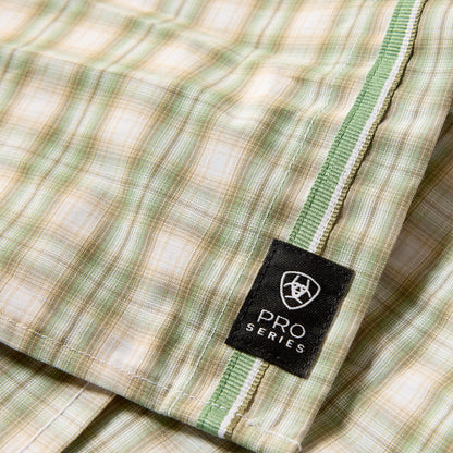 Ariat Men's Pro Series White Multi Plaid Fraser Western Shirt