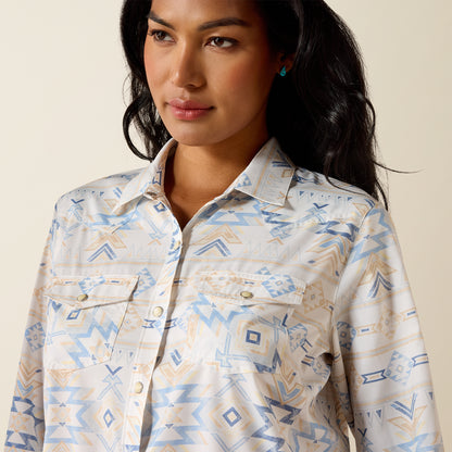 Ariat Women's VentTEK Turtledove Faded Southwest Western Shirt