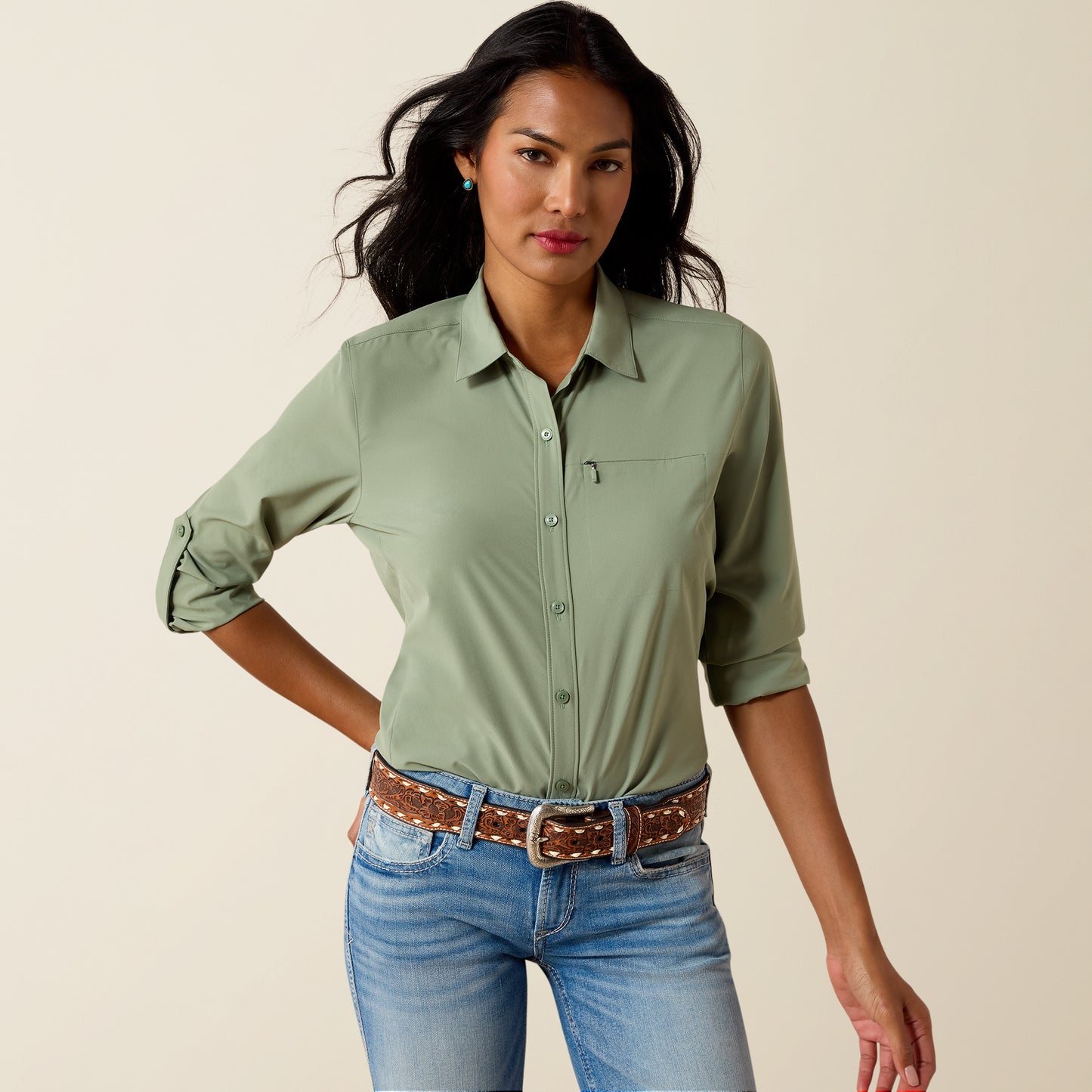 Ariat Women's VentTEK Sea Spray Western Shirt