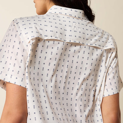 Ariat Women's VentTEK Meadow Dot Print Short Sleeve Western Shirt