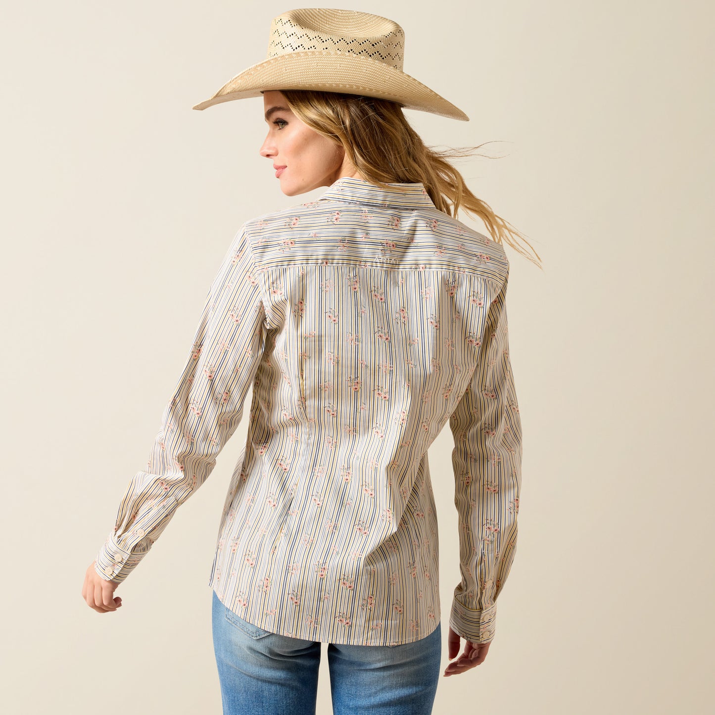 Ariat Women's Kirby Vintage Floral Stripe Western Shirt