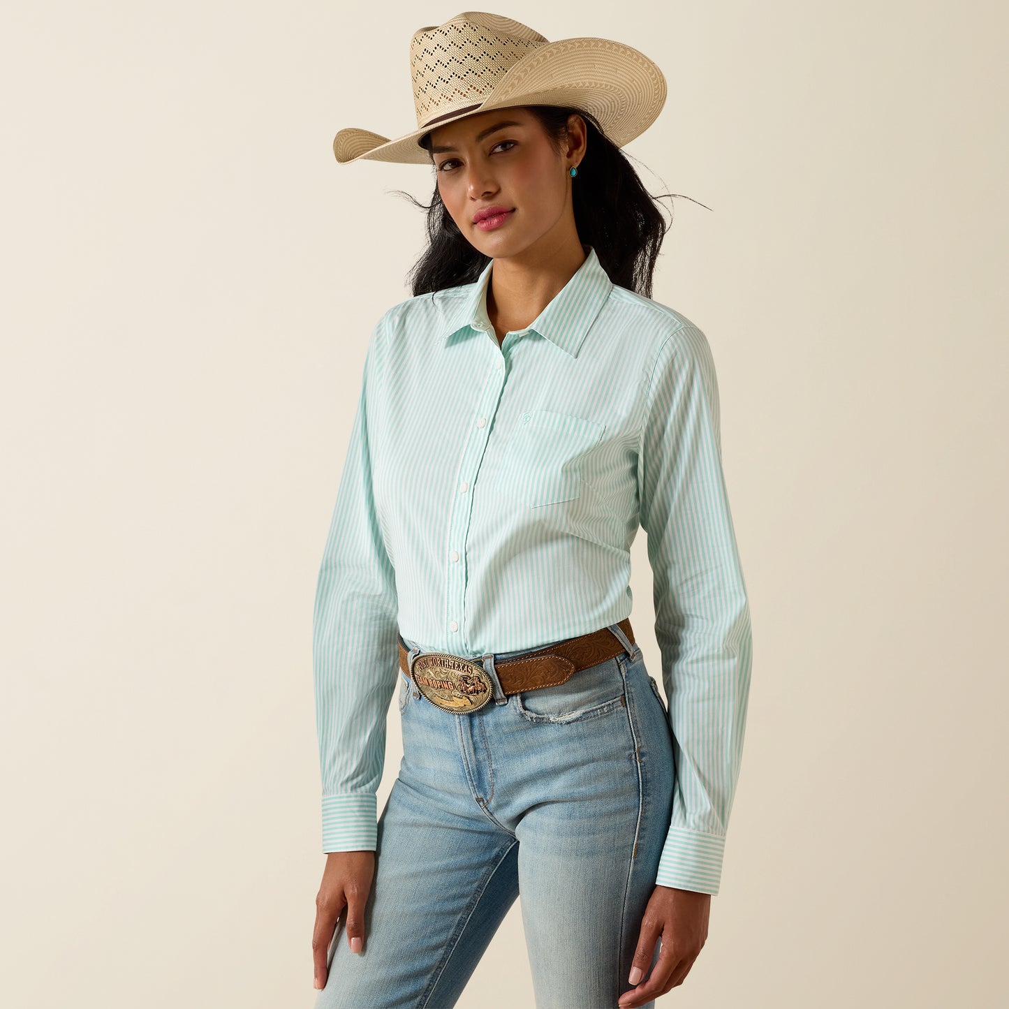 Ariat Women's Kirby Holiday Stripe Western Shirt