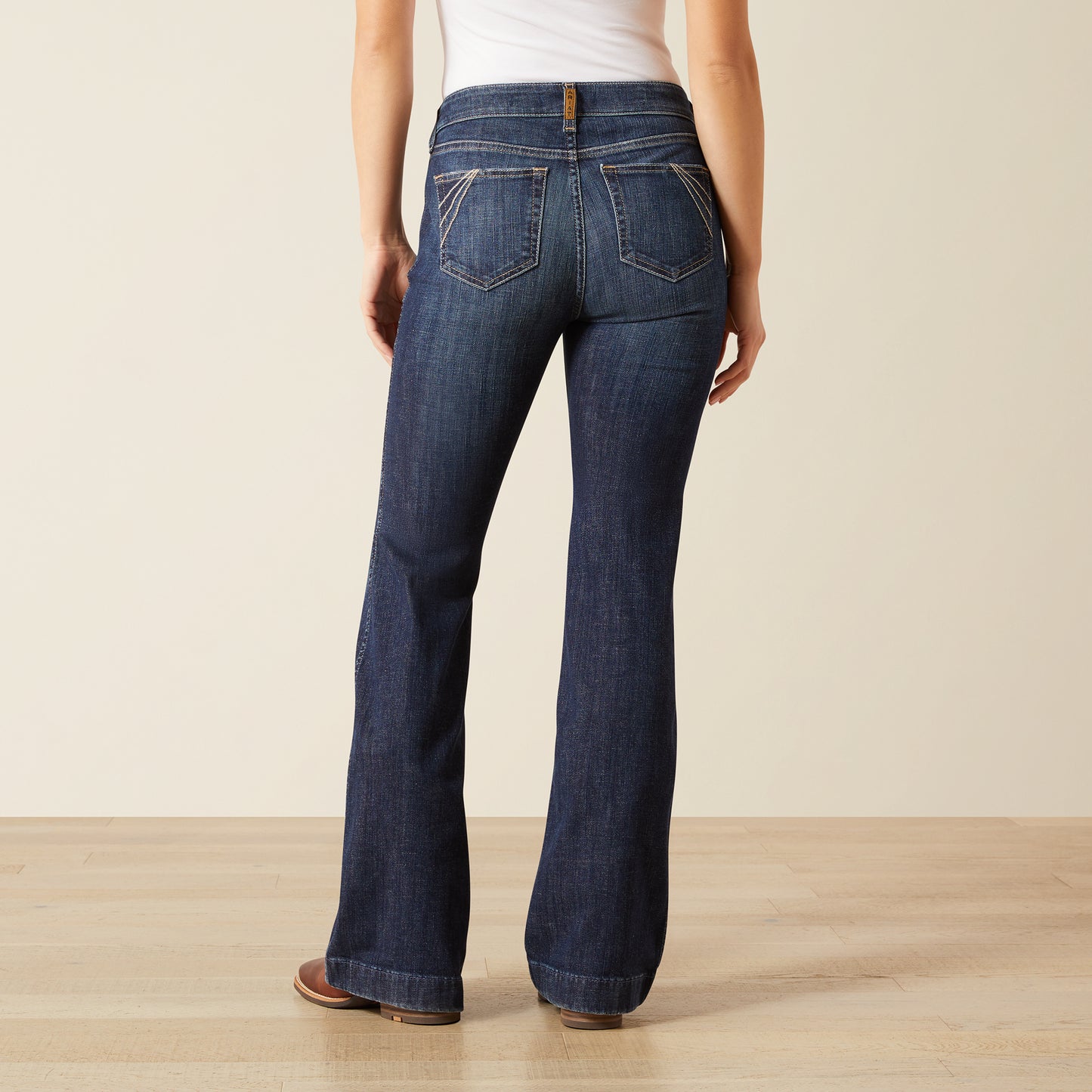 Ariat Women's High Rise Vivienne Plumas Trouser Jean