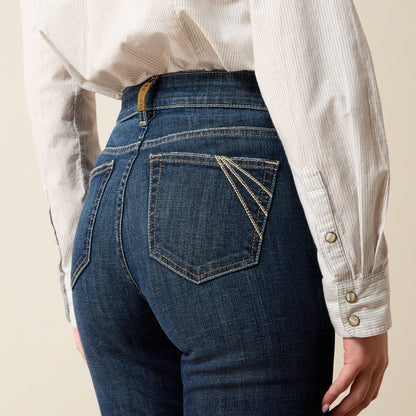Ariat Women's High Rise Vivienne Plumas Trouser Jean