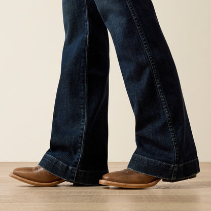 Ariat Women's High Rise Vivienne Plumas Trouser Jean