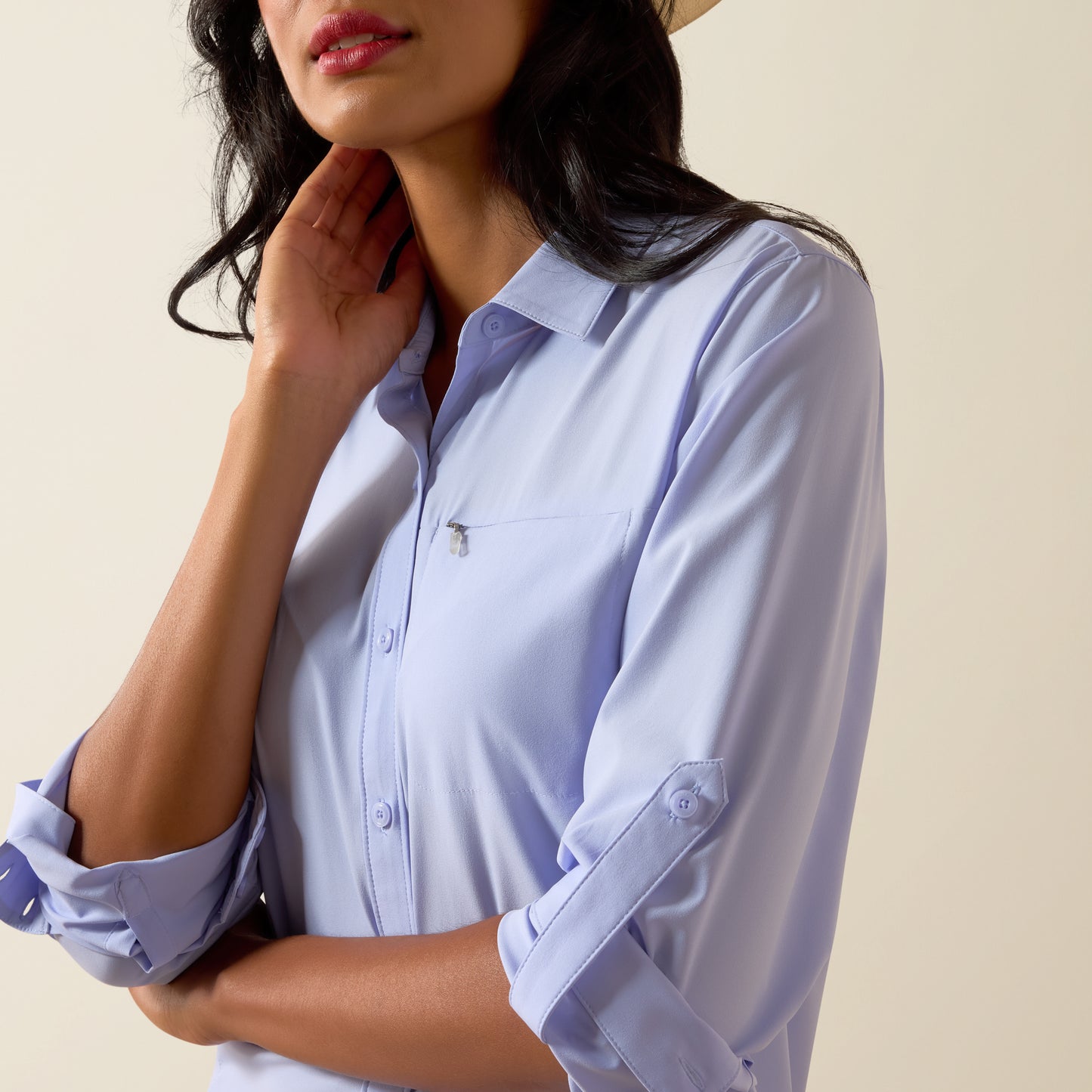 Ariat Women's VentTEK Baby Lavender Western Shirt