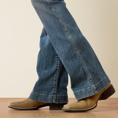 Ariat Women's High Rise Greyson Vera Slim Trouser Jean