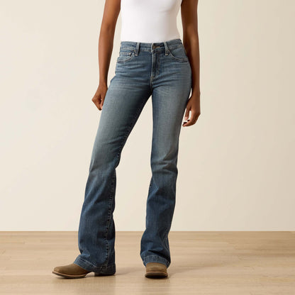 Ariat Women's High Rise Greyson Vera Slim Trouser Jean
