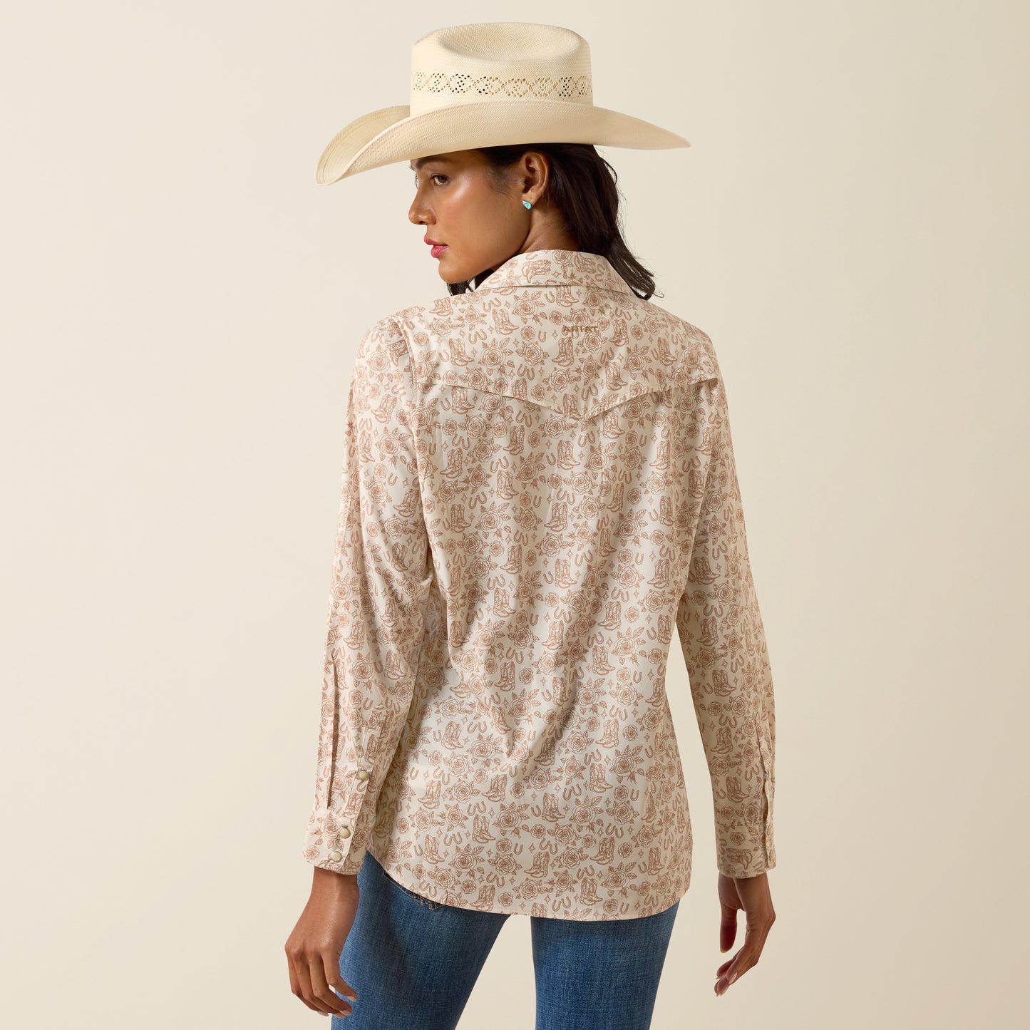 Ariat Women's VentTEK Boots N Roses Western Shirt