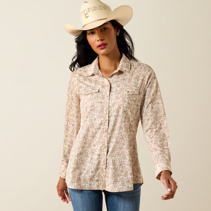 Ariat Women's VentTEK Boots N Roses Western Shirt
