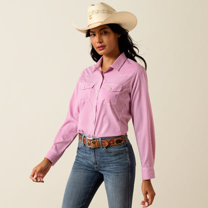 Ariat Women's VentTEK Rose Sorbet Stripe Western Shirt