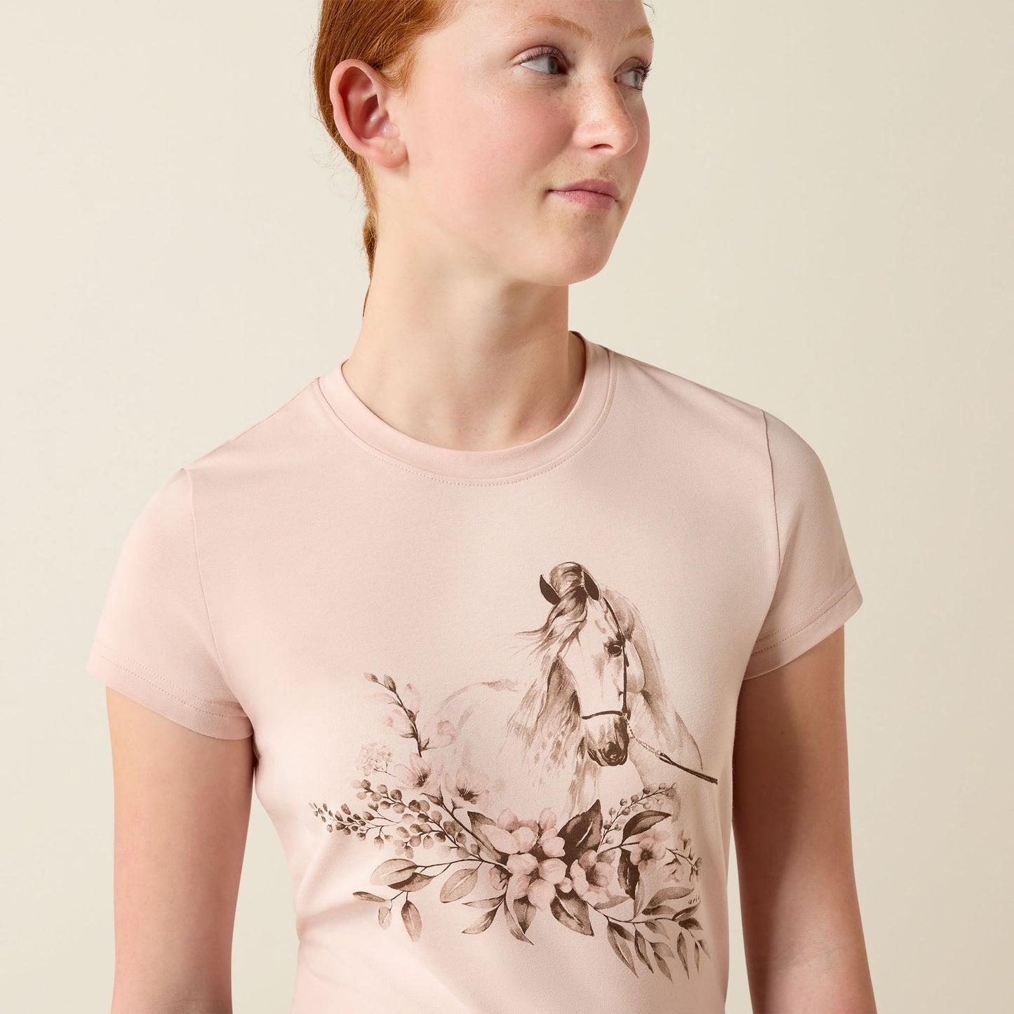 Ariat Girl's Sepia Rose Ethereal Equine T-Shirt