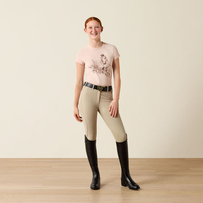 Ariat Girl's Sepia Rose Ethereal Equine T-Shirt