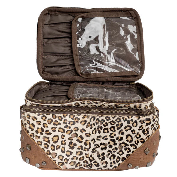 STS Leopard Great Plains Glamour Makeup Bag