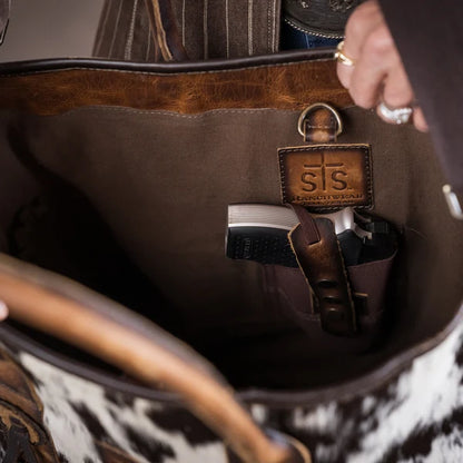 STS Guadalupe Cowhide All-In Tote