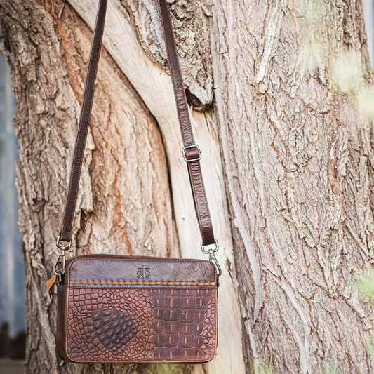 STS Catalina Croc Crossbody