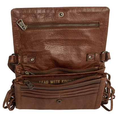 STS Indie Walnut Harper Crossbody Wallet