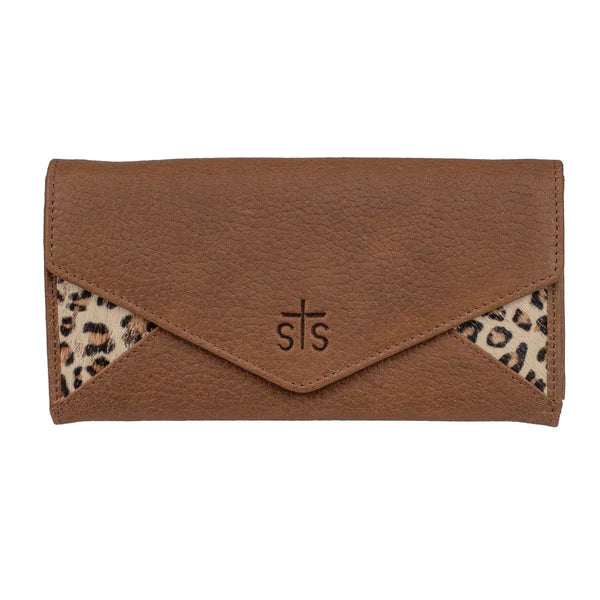 STS Leopard Great Plains Style Wallet
