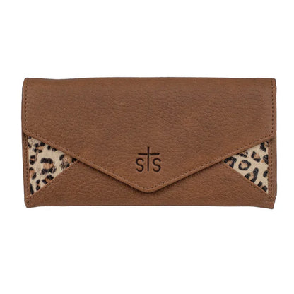 STS Leopard Great Plains Style Wallet