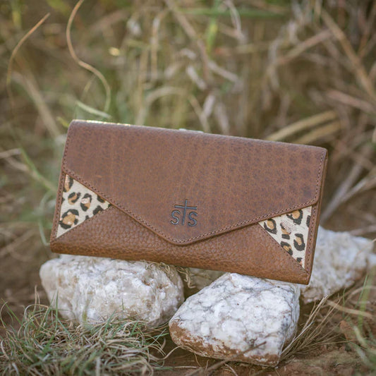 STS Leopard Great Plains Style Wallet