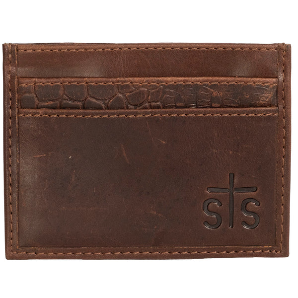 STS Men's Croc Card Wallet