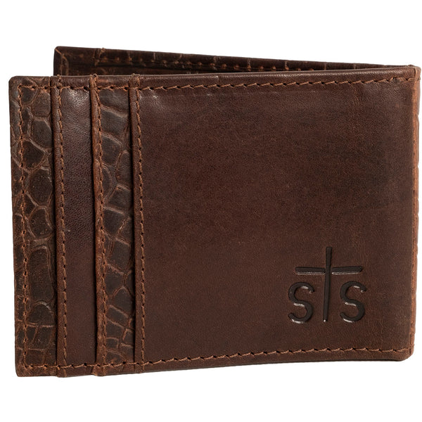 STS Men's Money Clip Card Wallet