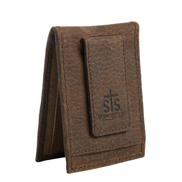 STS Men's Buffalo Creek Money Clip Wallet