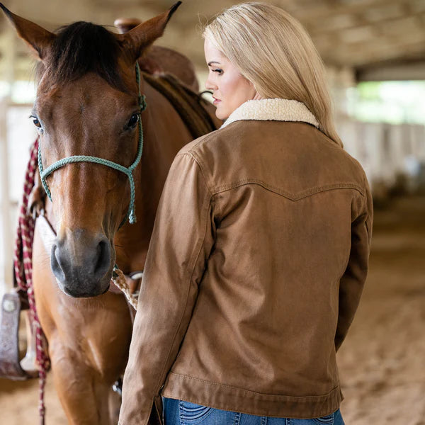 STS Women's Tan Eldan Canvas Jacket