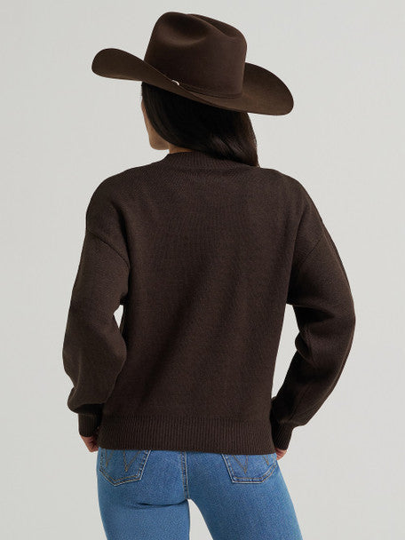 Wrangler Women's  Horse Brown Sweater
