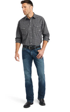 Load image into Gallery viewer, Ariat Men&#39;s Pro Kyrie Black Plaid Western Shirt
