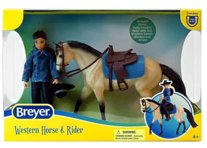 Breyer Freedom Series "Western Horse And Rider"