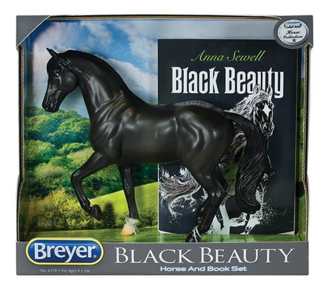 Breyer Freedom Series "Black Beauty Horse & Book Set"