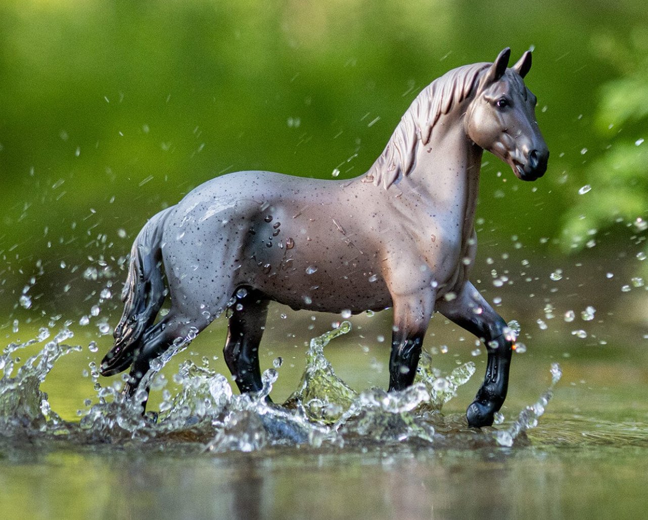 Breyer Freedom Series "Blue Roan Brabant"