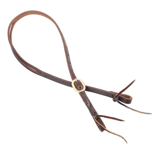 Teskey's Split Ear Headstall with Brass Buckle