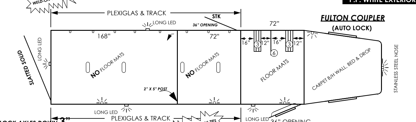 2026 Platinum 26' C Sport Stock Combo Trailer
