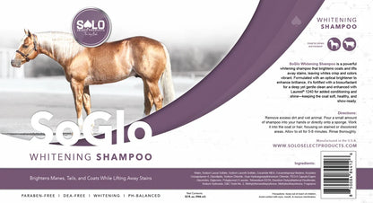 Solo Select SoGlo Equine Whitening Shampoo - 32 oz
