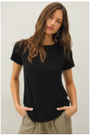 Be Cool Women's Black Bamboo T-Shirt