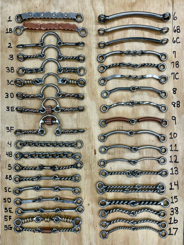 L&W Roping Bits (Various Mouthpieces and Shanks) – Leanin' Pole Arena