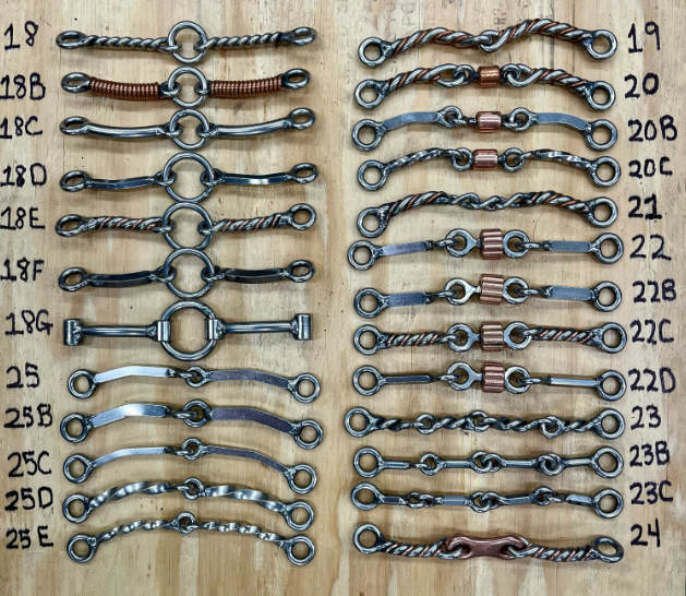 L&W Roping Bits (Various Mouthpieces and Shanks) – Leanin' Pole Arena