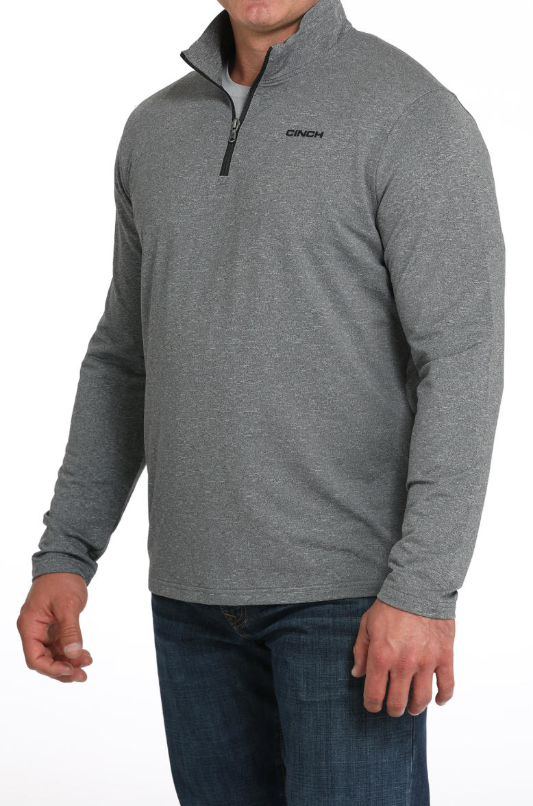 Cinch Men's Charcoal 1/4 Zip Pullover